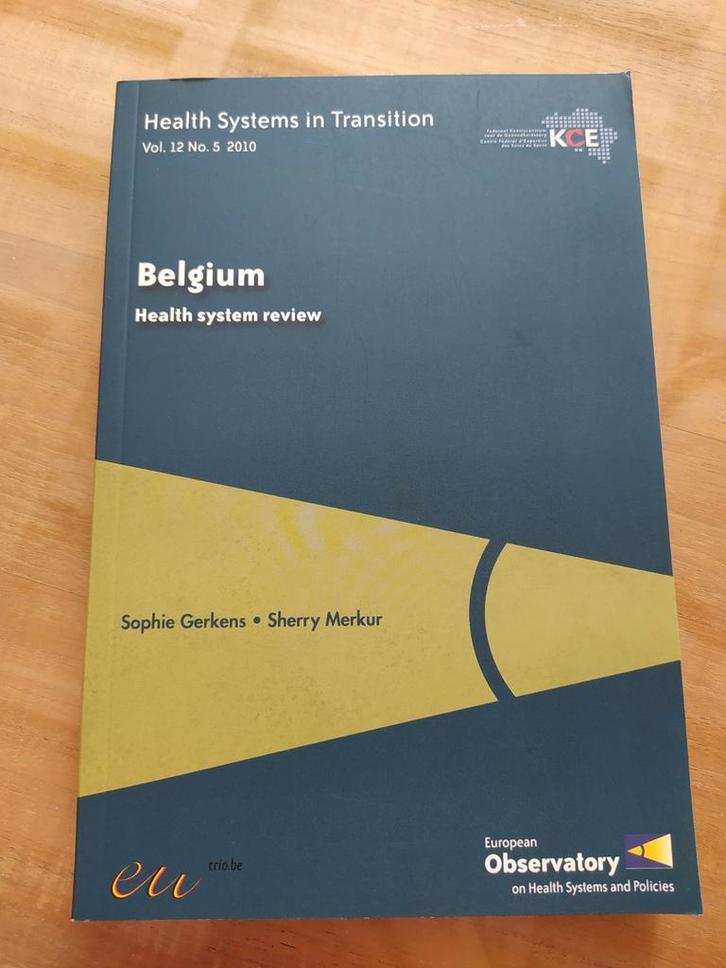 Health system in transition -  Belgium, Boeken, Studieboeken en Cursussen, Zo goed als nieuw, Ophalen of Verzenden
