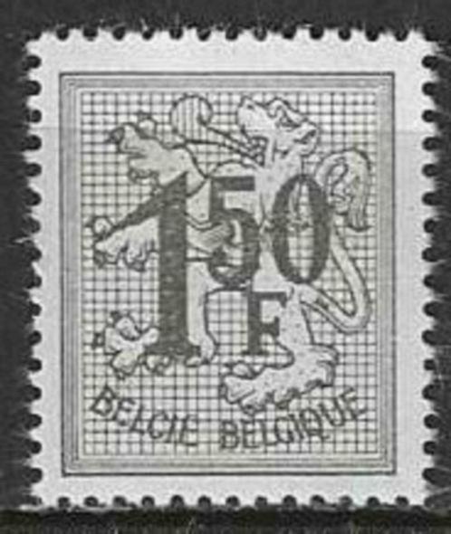 Belgie 1969 - Yvert 1518 - Cijfer op heraldieke leeuw (PF), Postzegels en Munten, Postzegels | Europa | België, Postfris, Postfris