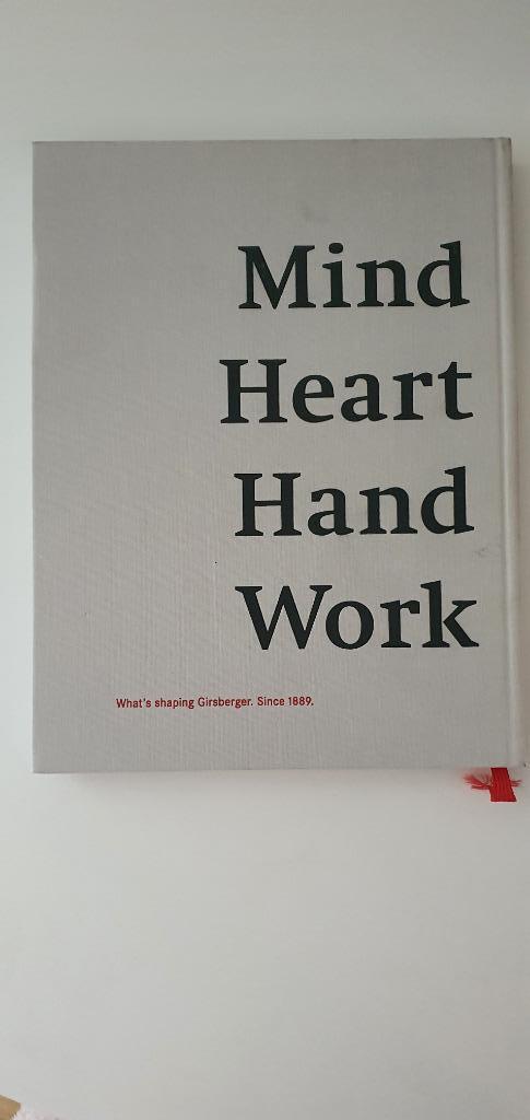 Mind Heart Hand Work boek van Girsberger, Boeken, Kunst en Cultuur | Architectuur, Nieuw, Architectuur algemeen, Ophalen of Verzenden