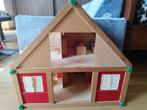 Poppenhuis - houten speelgoed, Kinderen en Baby's, Ophalen of Verzenden, Gebruikt