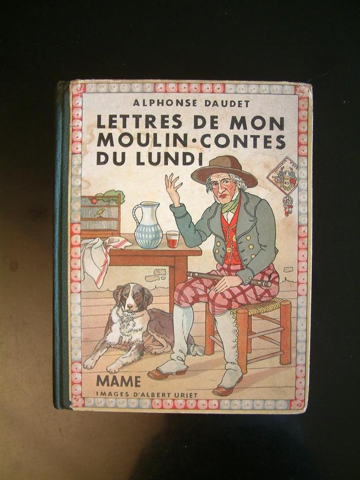 Oude uitgave (1934-1949) van Lettres de mon  moulin A. Daude, Boeken, Overige Boeken, Gelezen, Ophalen of Verzenden