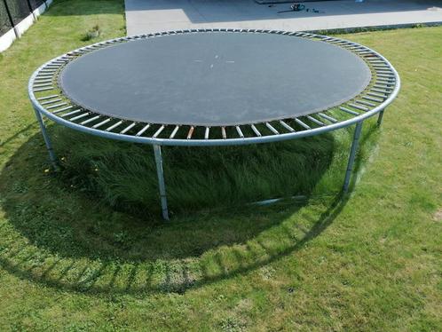 Grand trampoline 4m28, avec échelle, Enfants & Bébés, Jouets | Extérieur | Trampolines, Comme neuf, Enlèvement