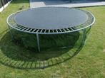 Grand trampoline 4m28, avec échelle, Comme neuf, Enlèvement