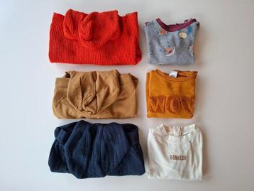 Pakket pulls / sweaters jongen maat 80-86 beschikbaar voor biedingen