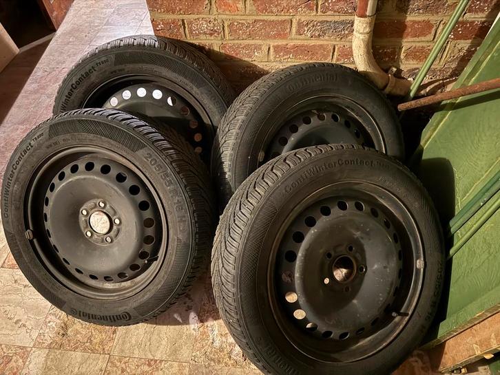 4 jantes acier 16 pouces, Auto-onderdelen, Banden en Velgen, Band(en), Winterbanden, 16 inch, Ophalen