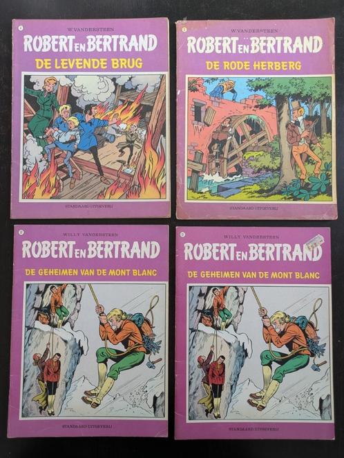 4 Robert en Bertrand, eerste drukken, Boeken, Stripverhalen, Gelezen, Meerdere stripboeken, Ophalen of Verzenden