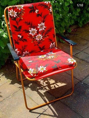 Chaise pliante vintage Lafuma 