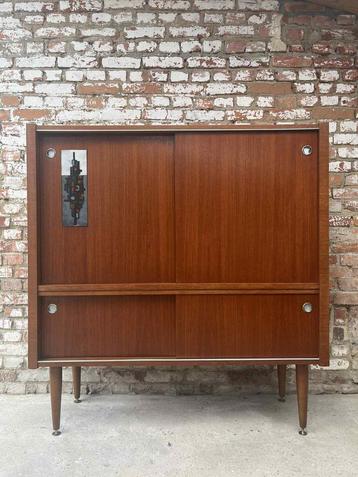 Vintage design midcentury highboard kast beschikbaar voor biedingen