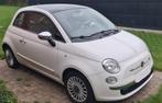 Fiat 500 1.2i Lounge, Auto's, Voorwielaandrijving, Beige, Bedrijf, Handgeschakeld