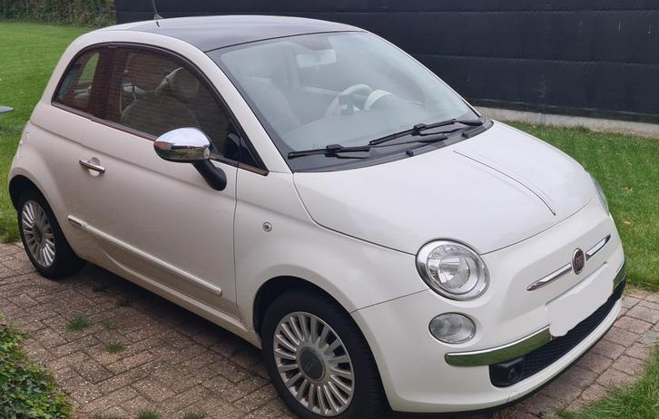 Fiat 500 1.2i Lounge, Auto's, Fiat, Bedrijf, Te koop, ABS, Airbags, Airconditioning, Alarm, Android Auto, Apple Carplay, Bluetooth