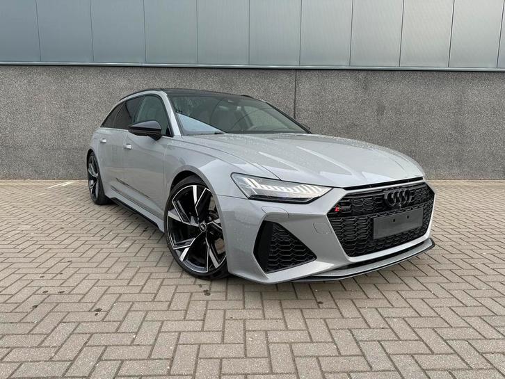 Audi RS6 C8 - 4.0 V8 600pk - Nardo Grey - Pano, Autos, Audi, Particulier, RS6, Essence, Euro 6, Break, Automatique, Argent ou Gris