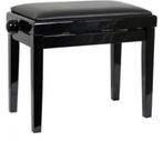 Innox zwart leer pianobank, Ophalen, Zo goed als nieuw