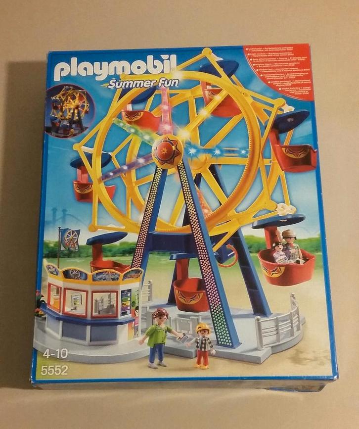 Groot draairad met kleurrijke verlichting, Enfants & Bébés, Jouets | Playmobil, Comme neuf, Ensemble complet, Enlèvement