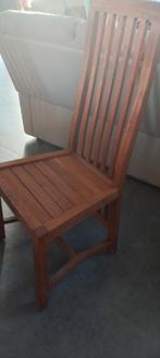 6 chaises teck, Jardin & Terrasse, Enlèvement, Comme neuf
