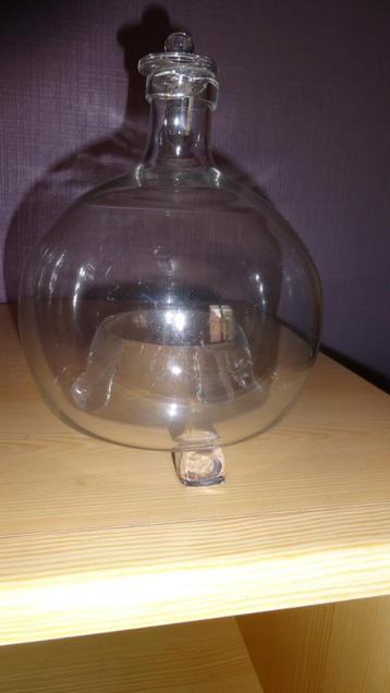 Antieke glazen vliegenvanger beschikbaar voor biedingen