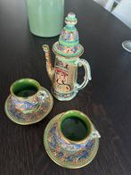 Deruta Giamletti Mozaic floral set, Antiek en Kunst, Antiek | Keramiek en Aardewerk, Ophalen of Verzenden