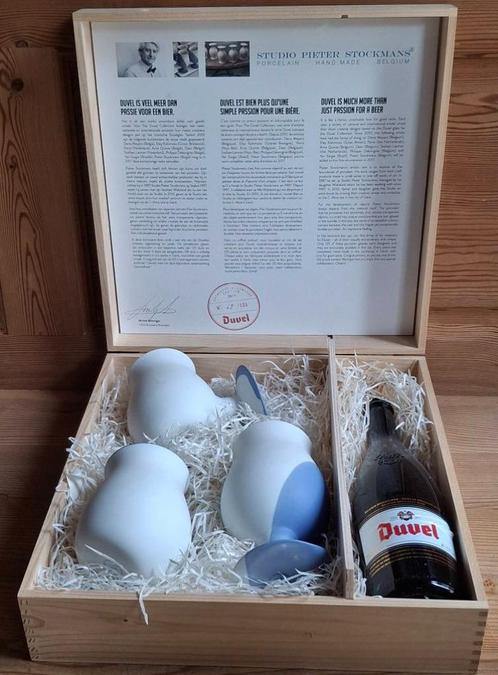 Duvel Pieter Stockmans, Verzamelen, Porselein, Kristal en Bestek, Nieuw, Glas of Glazen, Porselein, Ophalen of Verzenden