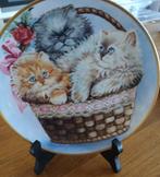 Porseleinen bord met kittens, Antiek en Kunst, Ophalen