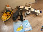 playmobil watervliegtuig , dieren en boot, Ophalen, Zo goed als nieuw, Complete set