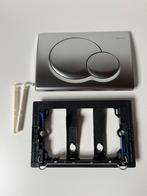 Samba Geberit drukplaat toilet chroom, Doe-het-zelf en Bouw, Sanitair, Ophalen, Zo goed als nieuw, Chroom, Toilet