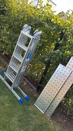Alor plooibare ladder, Doe-het-zelf en Bouw, Ladders en Trappen, Ophalen of Verzenden, Zo goed als nieuw, Ladder, Opvouwbaar of Inschuifbaar