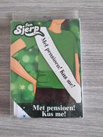 Gadget, met pensioen sjerp, kus me. Nieuw in verpakking, Hobby en Vrije tijd, Feestartikelen, Ophalen of Verzenden, Nieuw
