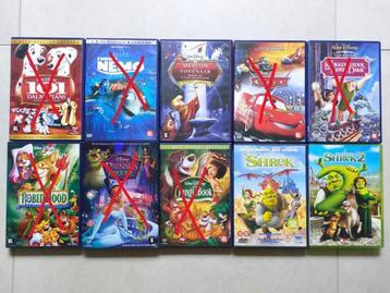 Dvd's Disney, Dreamworks, Pixar, Warner Bros,...,... beschikbaar voor biedingen