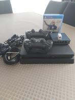 Ps4 met spelletjes, Games en Spelcomputers, Ophalen, Met 2 controllers, 500 GB, Slim
