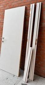 Schilderdeur incl. kassement, klink, slot, sleutel, Enlèvement, 80 à 100 cm, Bois, Porte intérieure