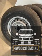 Set stalen velgen met banden Conti Cross contact 255/70R16 M, Ophalen, Gebruikt, -, -