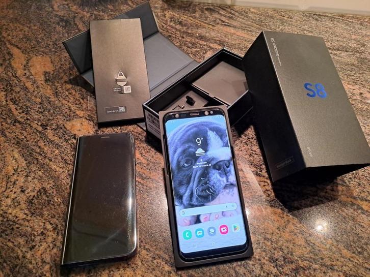 Prachtige Samsung Galaxy S8 64 Gb Midnight Black, Telecommunicatie, Mobiele telefoons | Samsung, Zo goed als nieuw, Galaxy S2 t/m S9