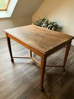 Authentieke massief antieke tafel (decoratie of eettafel), Huis en Inrichting, Tafels | Eettafels, Gebruikt, 100 tot 150 cm, Eikenhout