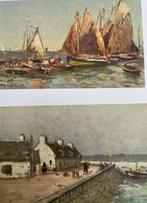 2 postkaarten Bretagne 1940 & 1941, Ophalen of Verzenden, 1940 tot 1960, Gelopen, Frankrijk
