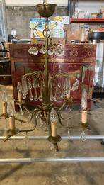 Koeten luchter met kristallen, Antiek en Kunst, Ophalen