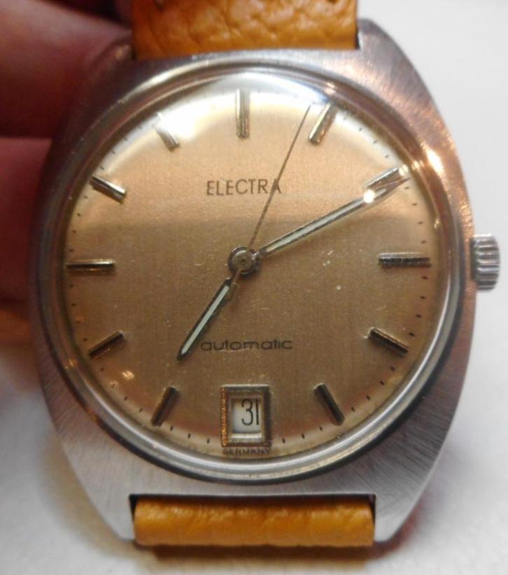 07) Electra automatique vintage, Handtassen en Accessoires, Edelstenen, Ophalen of Verzenden
