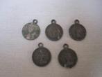 5 kleine medaille Queen Elizabeth, Postzegels en Munten, Ophalen of Verzenden