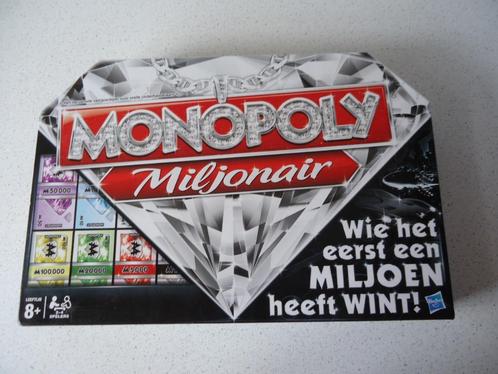 "Monopoly Miljonair" van Hasbro in goede staat !, Hobby en Vrije tijd, Gezelschapsspellen | Bordspellen, Gebruikt, Een of twee spelers