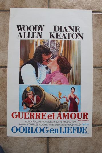 filmaffiche Woody Allen Love And Death 1975 filmposter