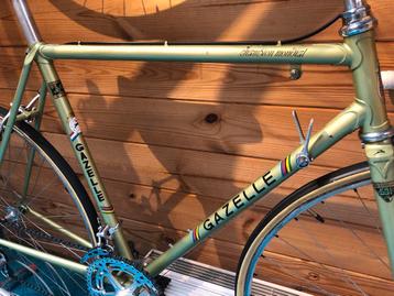 Gazelle koersfiets retro originele lak campagnolo, Fietsen en Brommers, Ophalen of Verzenden, Zo goed als nieuw, Gazelle
