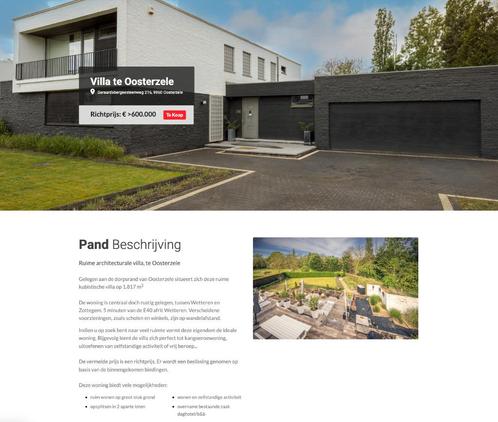 Ruime villa te Oosterzele op 1800 m² - NIEUWE PRIJS, Immo, Huizen en Appartementen te koop, Provincie Oost-Vlaanderen, 1500 m² of meer
