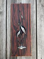 Vintage wanddecoratie met vogels, Antiek en Kunst, Ophalen of Verzenden