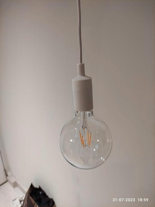 Eenvoudige Hanglamp E27 led, Huis en Inrichting, Lampen | Hanglampen, Zo goed als nieuw, Ophalen