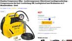 compressor, Doe-het-zelf en Bouw, Compressors, Ophalen, 6 tot 10 bar, Nieuw, Minder dan 200 liter/min