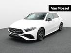 Mercedes-Benz A 200 AMG Line + PANORAMISCH DAK + NIGHTPAKKET, Auto's, Stof, Zwart, 4 cilinders, Wit
