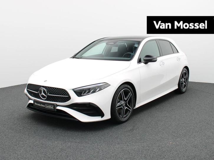 Mercedes-Benz A 200 AMG Line + PANORAMISCH DAK + NIGHTPAKKET, Auto's, Mercedes-Benz, Bedrijf, Te koop, A-Klasse, Bluetooth, Centrale vergrendeling
