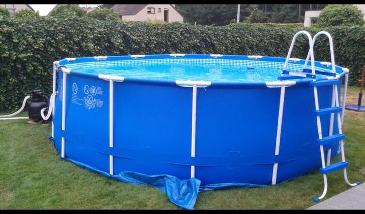Intex zwembad te koop, Tuin en Terras, Zwembaden, Zo goed als nieuw, Ophalen