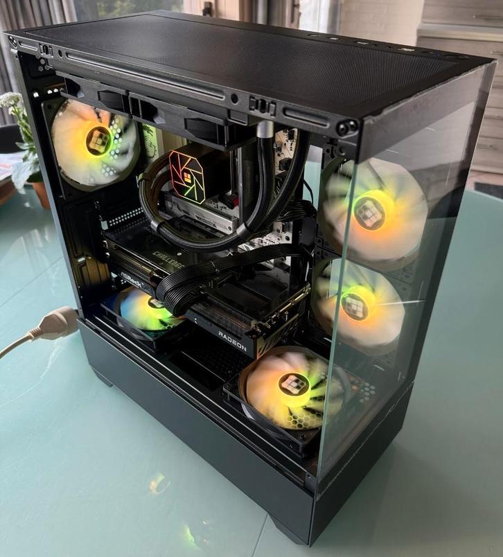 Superkrachtige PC: Ryzen 7 9800x3d,16 GB ,1TB SSD, RX 9070XT, Computers en Software, Desktop Pc's, Nieuw, 4 Ghz of meer, HDD, SSD