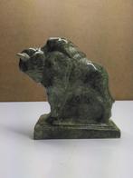 Figurine en faïence art déco bison, Antiquités & Art, Enlèvement ou Envoi