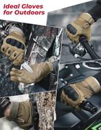 KEMIMOTO Militaire tactische motorhandschoenen GRATIS LEV, Motoren, Verzenden, Nieuw met kaartje, Heren, Handschoenen