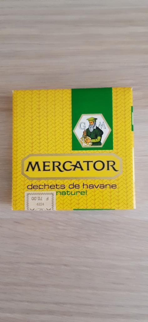 doosje Mercator dechets de havane naturel  cigarillos 70 BEF, Verzamelen, Rookartikelen, Aanstekers en Luciferdoosjes, Zo goed als nieuw